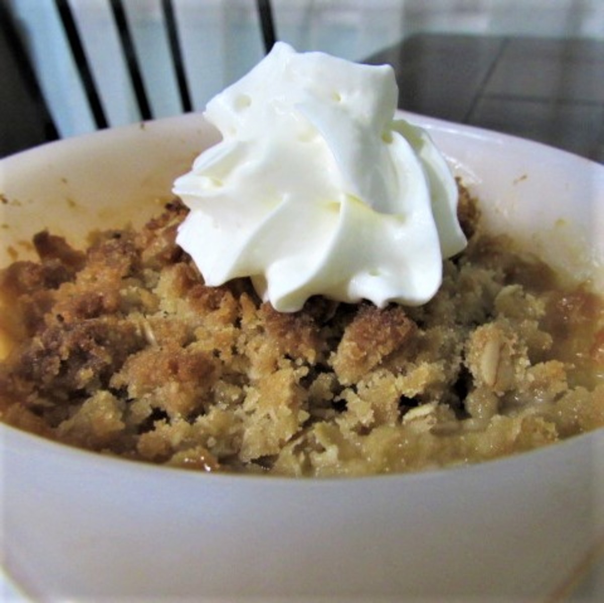 Baked Banana Crumble